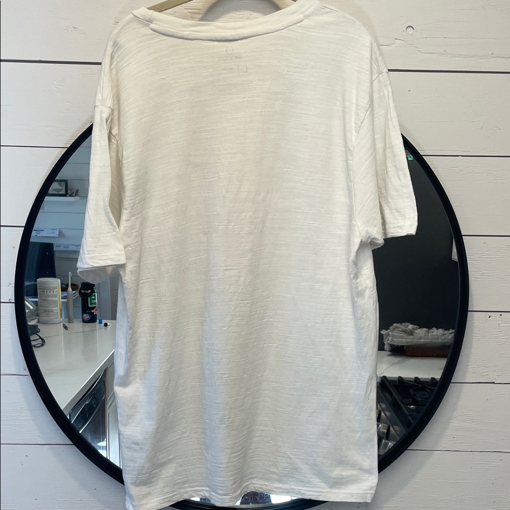 Brixton Tailored Fit Classic White Men's Slub T-Shirt - Large - Worn Once - Picture 3 of 3